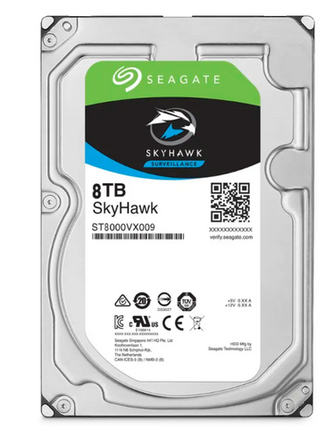 Seagate ST8000VX009 Skyhawk 8TB ハード ドライブ - 3.5 内蔵 - SATA (SATA/600) - ビデオ監視システム