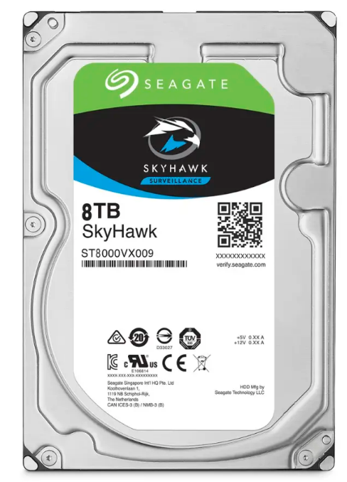 Seagate ST8000VX009 Skyhawk 8TB ハード ドライブ - 3.5 内蔵 - SATA (SATA/600) - ビデオ監視システム